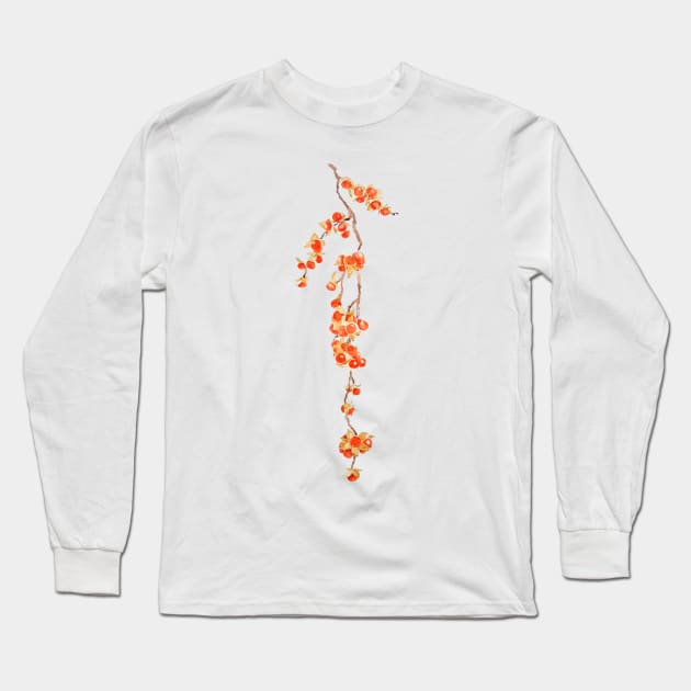 orange Long Sleeve T-Shirt by colorandcolor